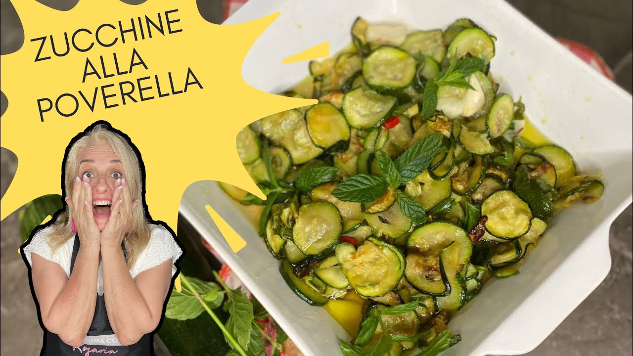 ZUCCHINE ALLA POVERELLA / ALLA SCAPECE / ricetta antica pugliese