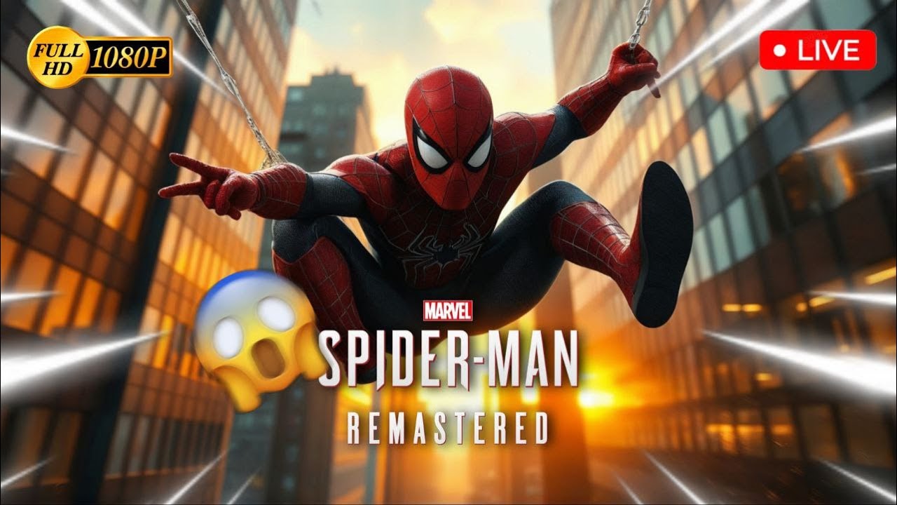 🔴LIVE NOW &mdash; Marvel&rsquo;s Spider-Man Remastered  Gameplay on ASUS TUF F15 😮🔥