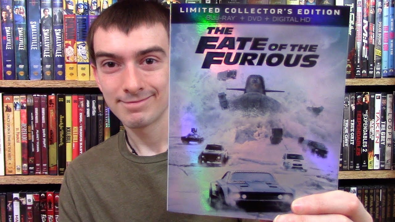 Fate of the Furious Wal Mart Exclusive Blu Ray Unboxing