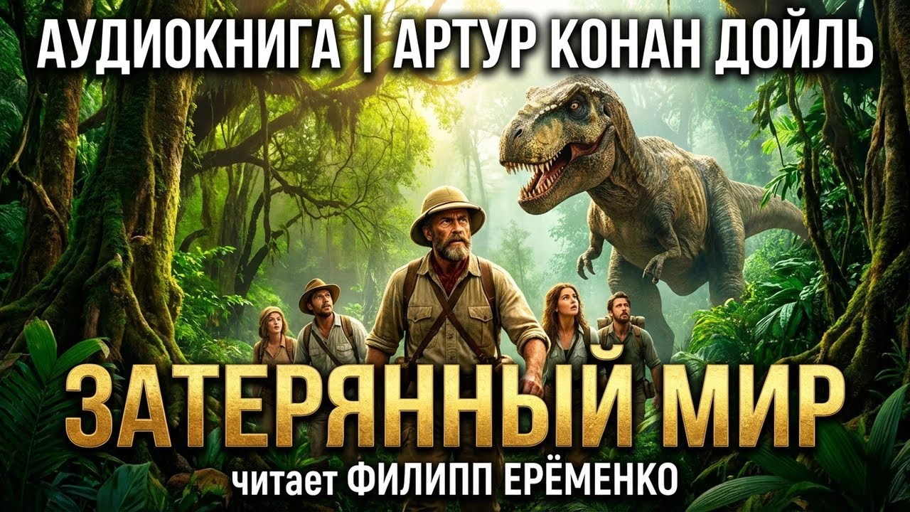 ЗАТЕРЯННЫЙ МИР — Артур Конан Дойль 🎧 аудиокнига, приключения, фантастика