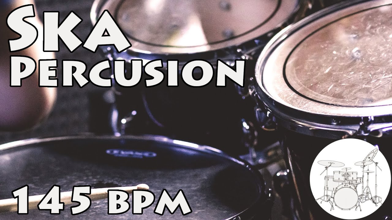 Play along drums - Ska 145 bpm // Batería Para Tocar - Ska 145 bpm