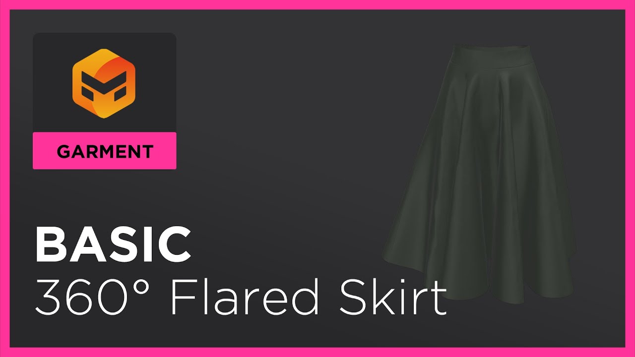 [Basic Garment] 360° Flared Skirt