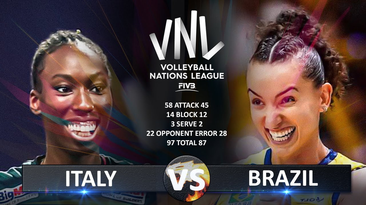 Italy vs Brazil | Gold Medal Match | Women’s VNL 2025