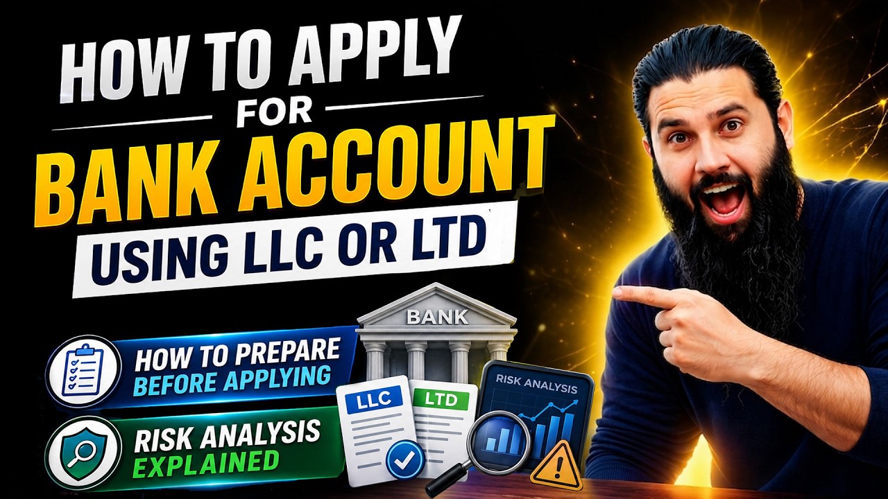How to Apply For Bank Account Or Payment Gateway Using LLC Or LTD | Business Risk Analysis Explained