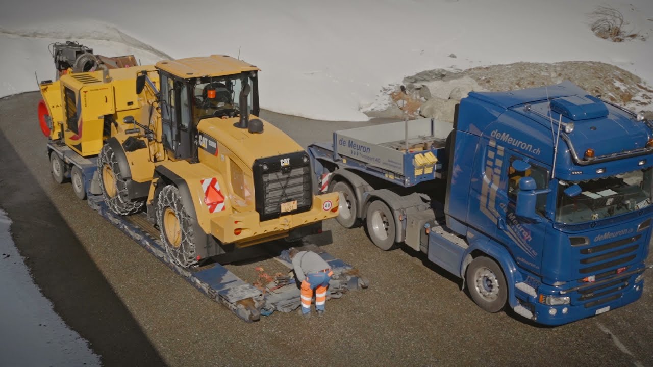 Schneer&auml;umung Grimselpass, Zaugg AG Eggiwil