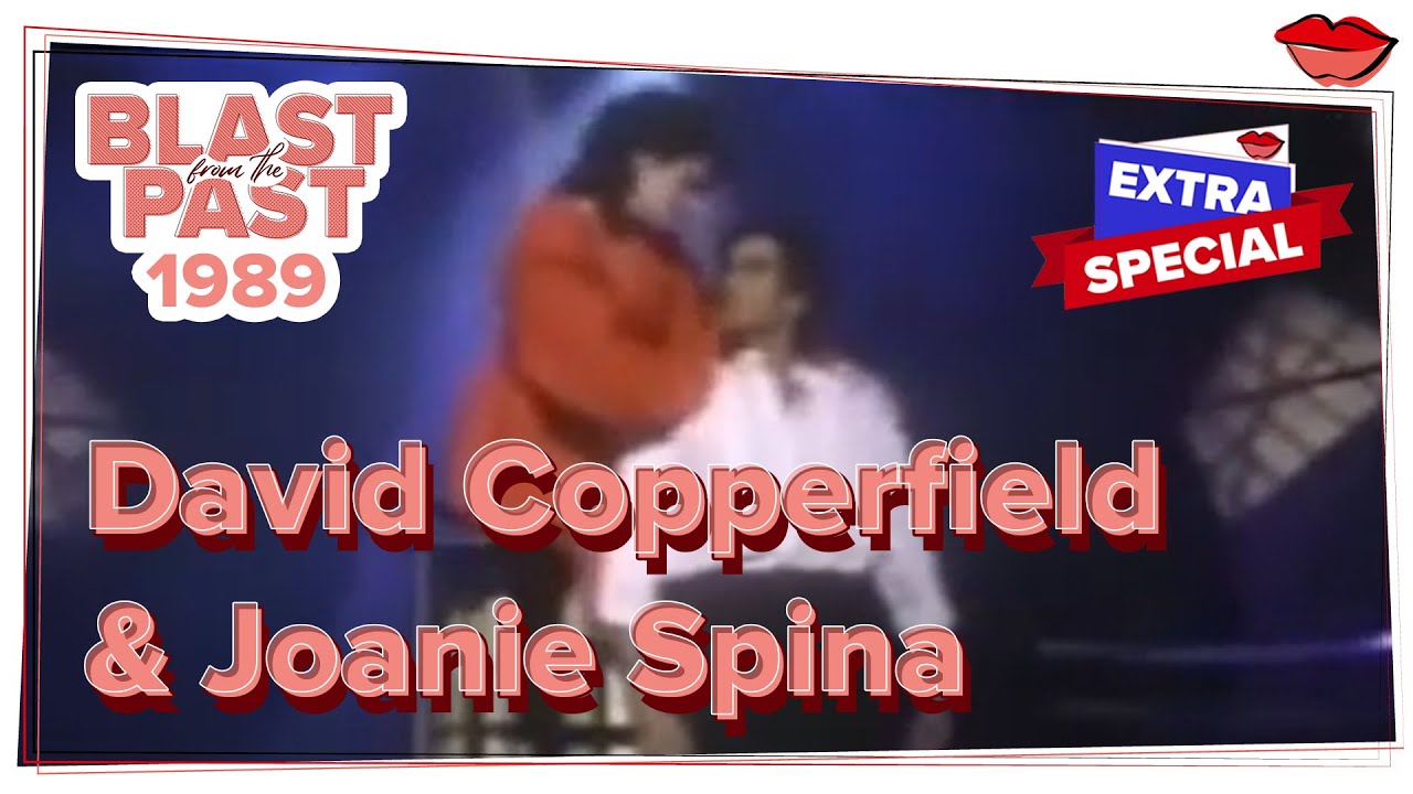 David Copperfield Superstar Magic Illusionist & Joanie Spina CBS TV 1989