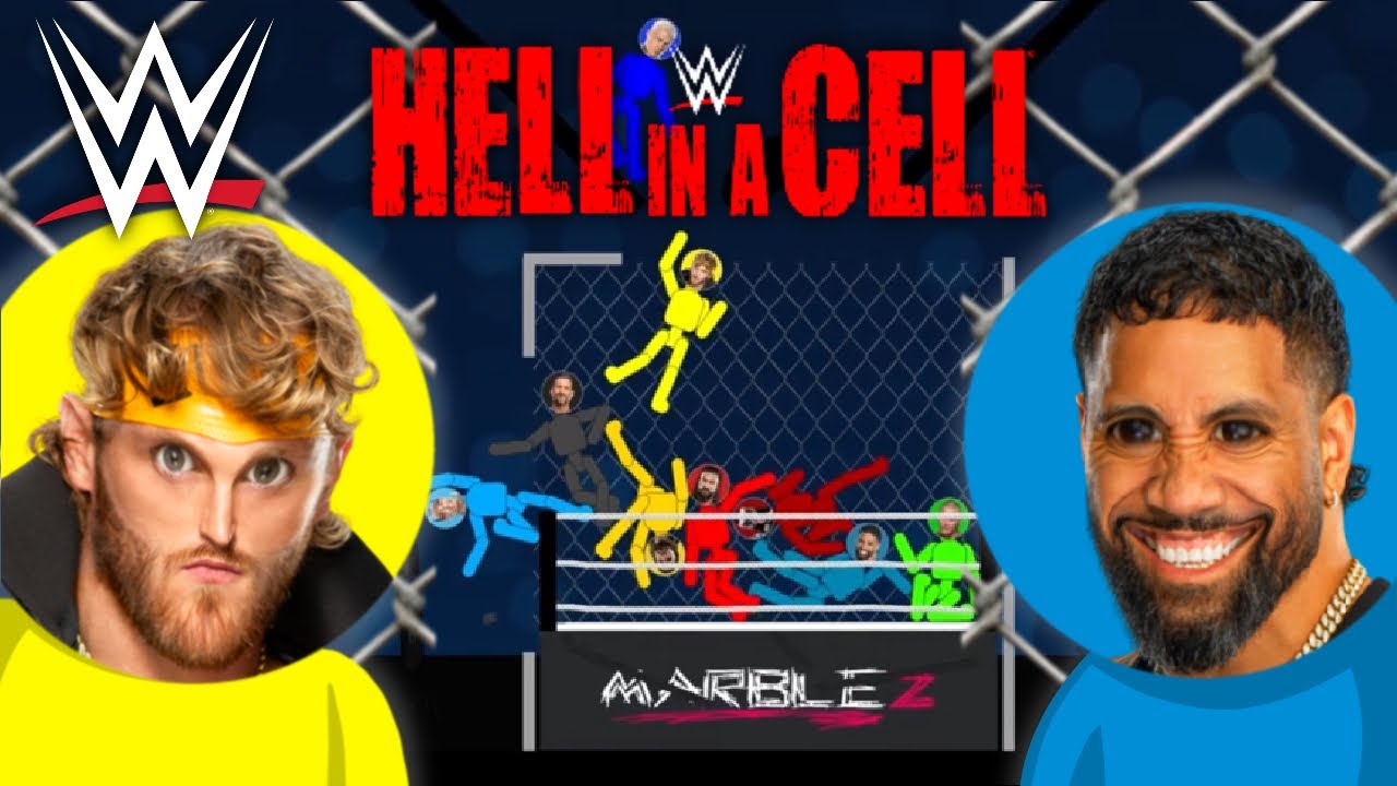 INSANE WWE Marble Wrestlers Hell in a Cell🔥⛓️