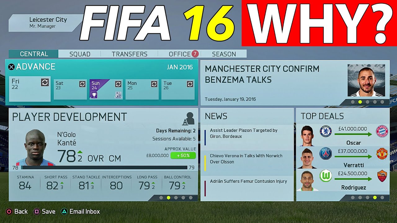 Why Am I Playing FIFA 16 Career Mode Again In 2026? 🤔