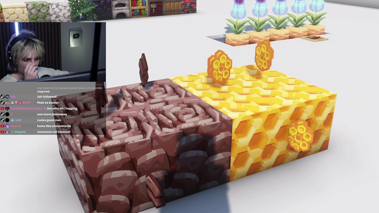 Texturing Netherite Scrap And Honeycomb (Full Stream - Horizontal)