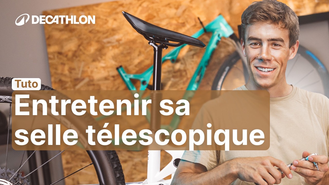 VTT - Comment entretenir sa selle télescopique ? 🔧 | Decathlon