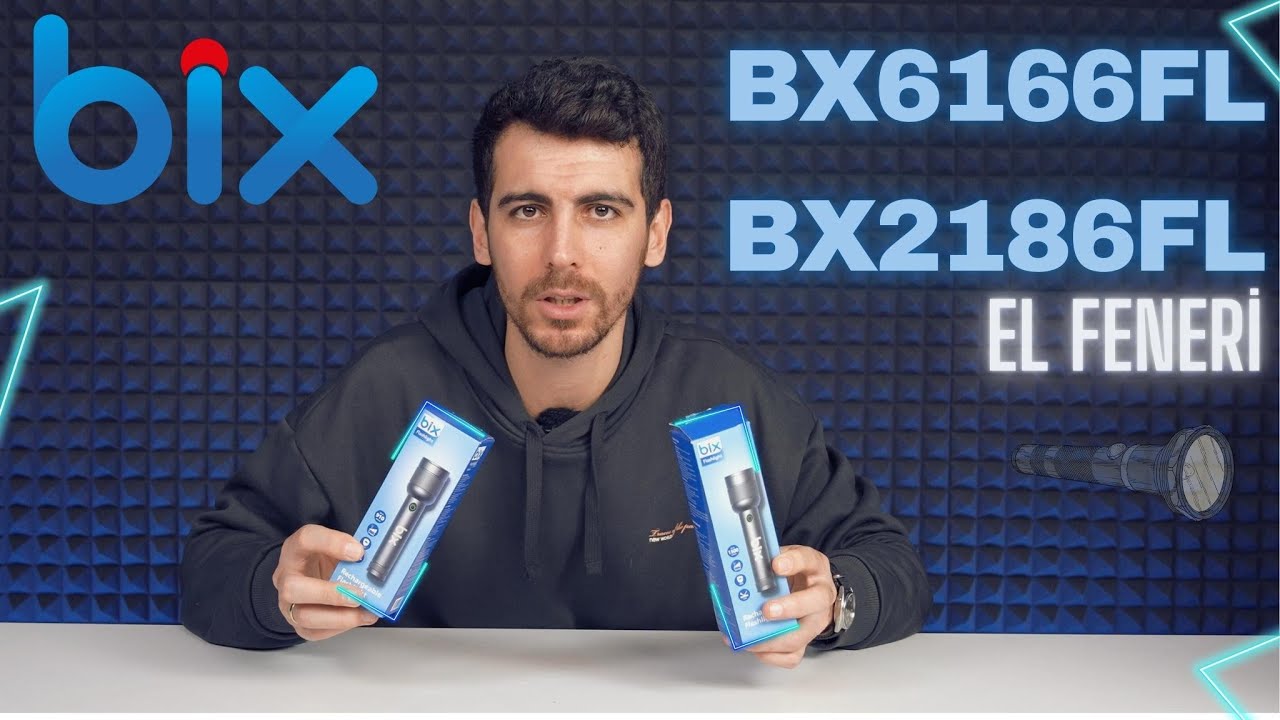 Bix BX2186FL ve BX6166FL 3W Led Kompakt El Feneri Tanıtım