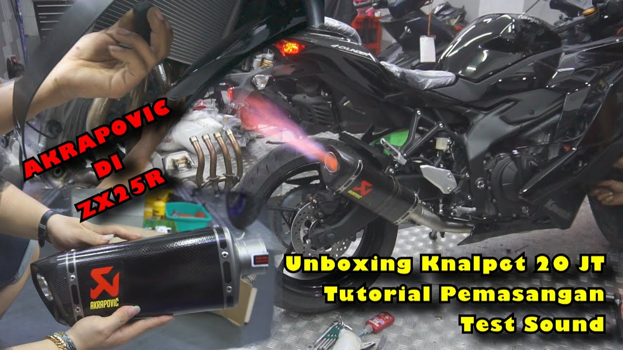[TUTORIAL] Suara Akrapovic Full System di Kawasaki ZX25R - Xtreme Motor Sport Jakarta