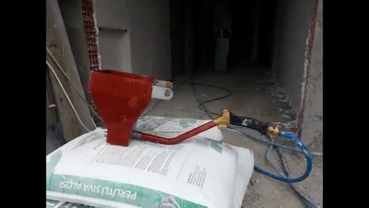 Jet Sıva ürünü olan sıva makinesi artık sıvacı ustalarının elinde.TEL:0 850 303 41 21