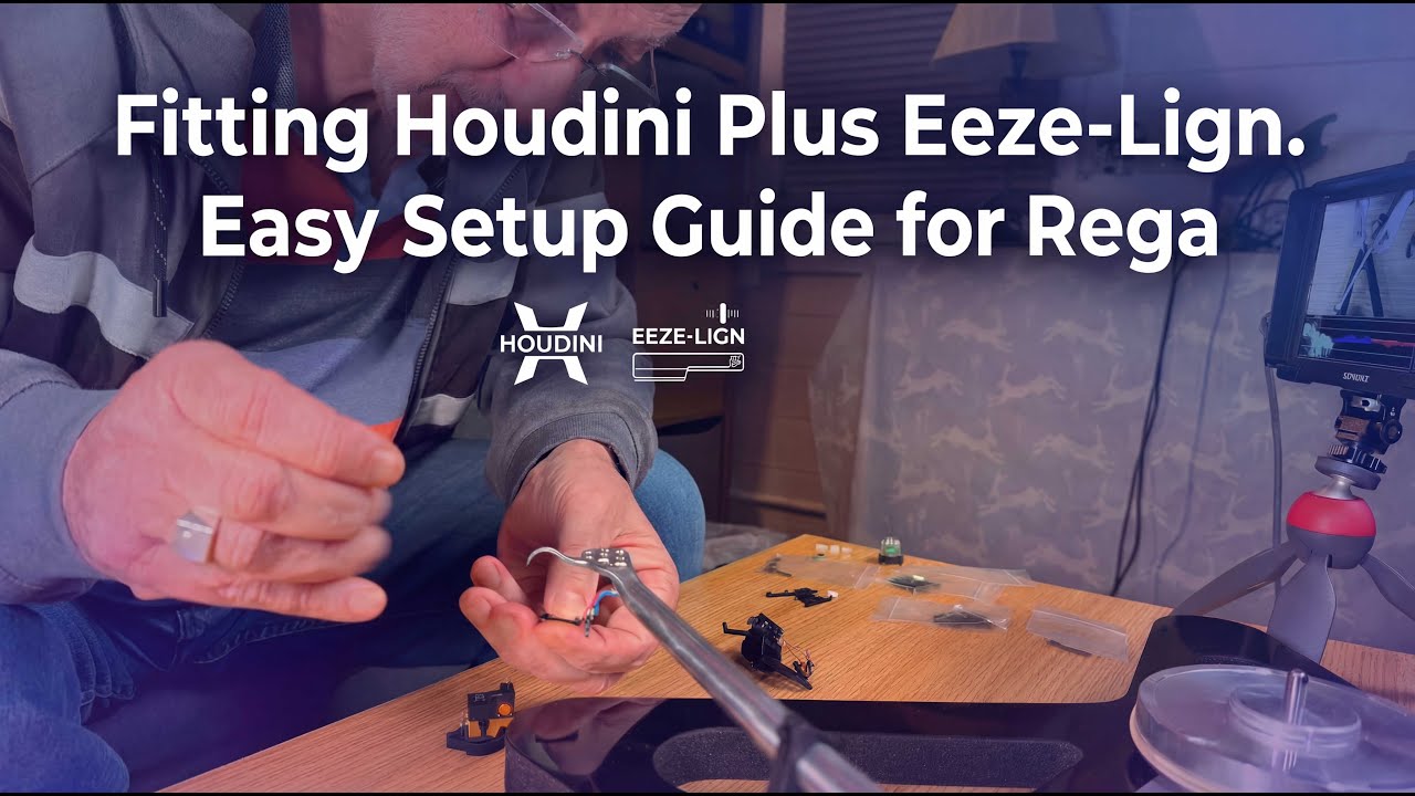 Установка полного комплекта для модернизации Rega: Houdini + VTS Spacer + Eeze-Lign + Cobra