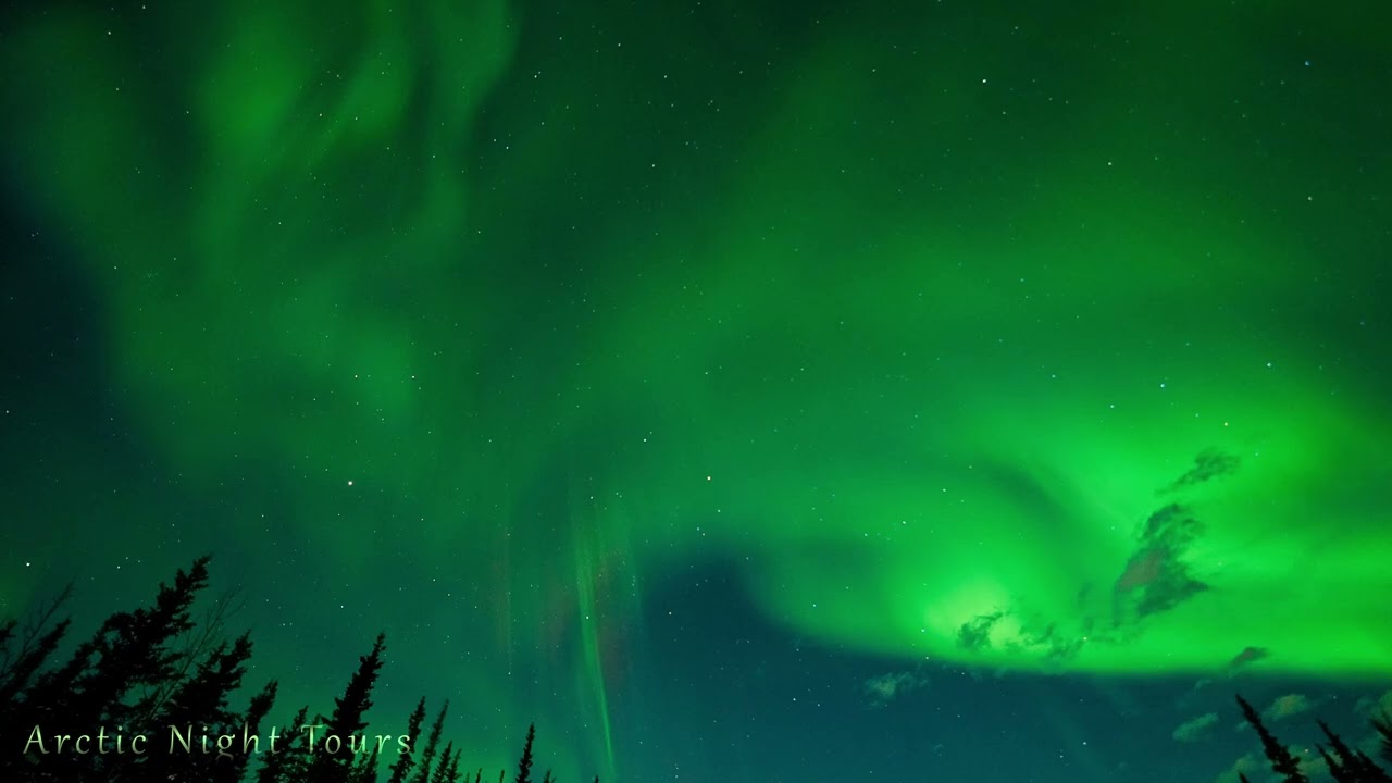 Aurora accelerated footage on Feb 5, 2026