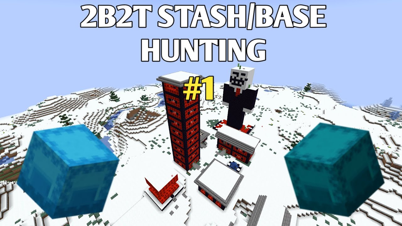 2b2t Stash/Base Hunting 1: 