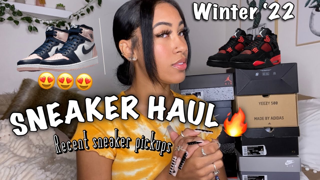MY 2022 SNEAKER COLLECTION *recent sneaker pickups*