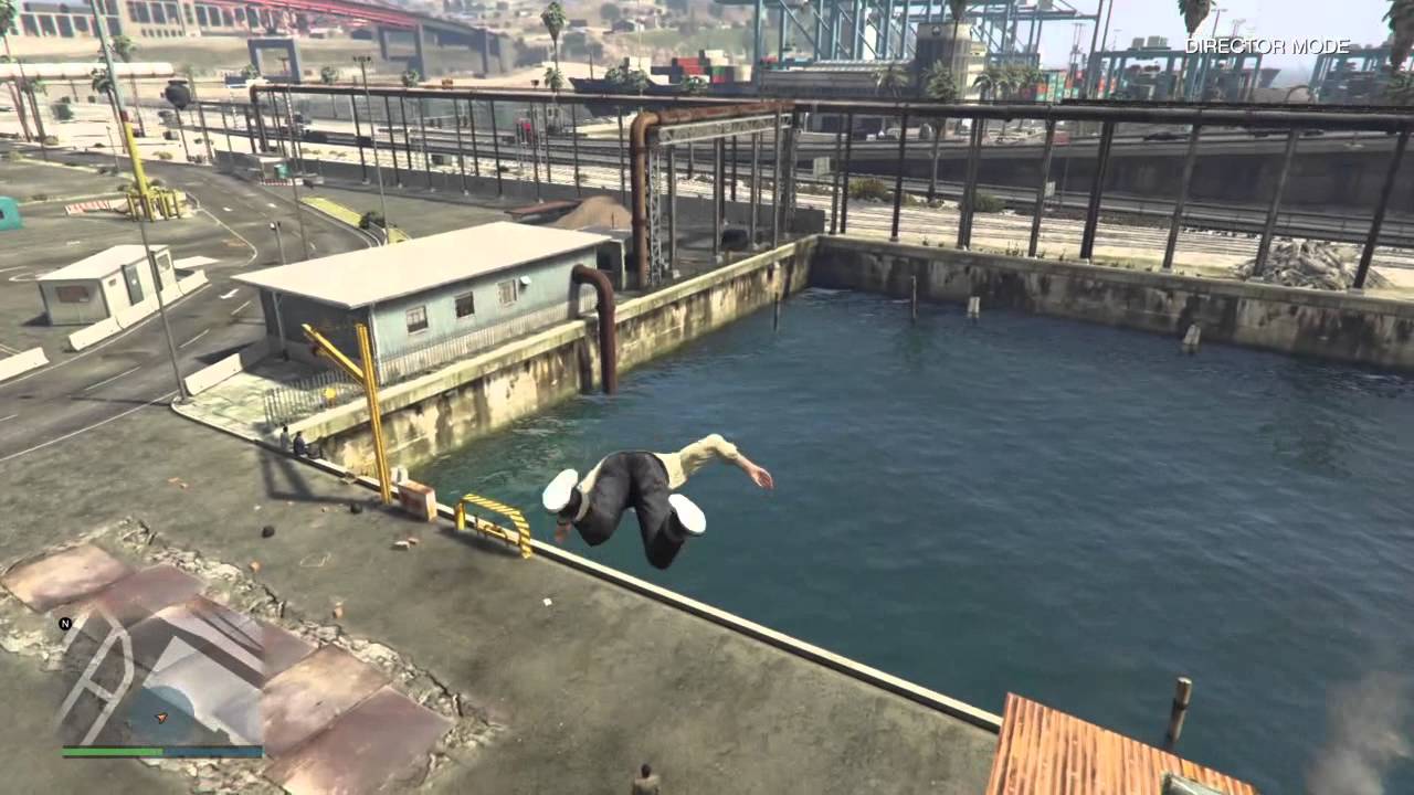 Grand Theft Auto 5 Wrestling Best Bits - Part 1