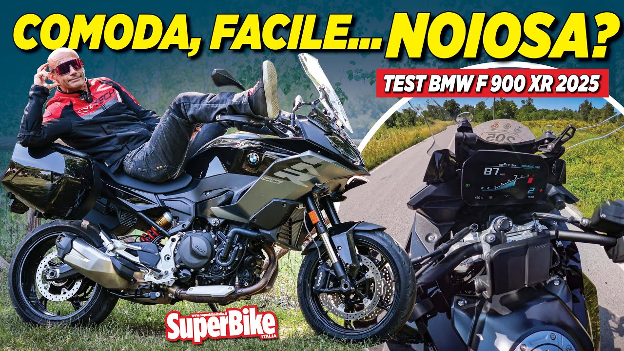 PROVA BMW F900XR 2025: Comoda e adatta al turismo… ma poco eccitante come le vecchie 800? 🤔