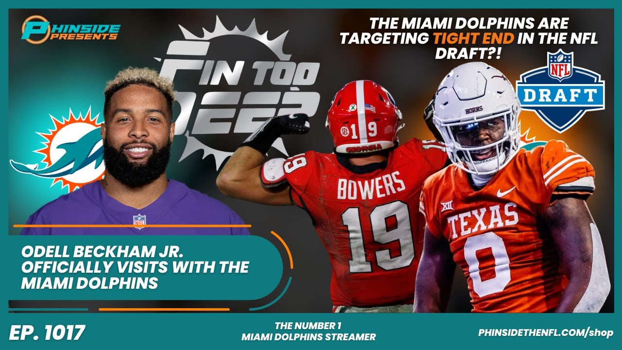 Miami Dolphins Targeting BIG Name Tight End In The NFL Draft?!