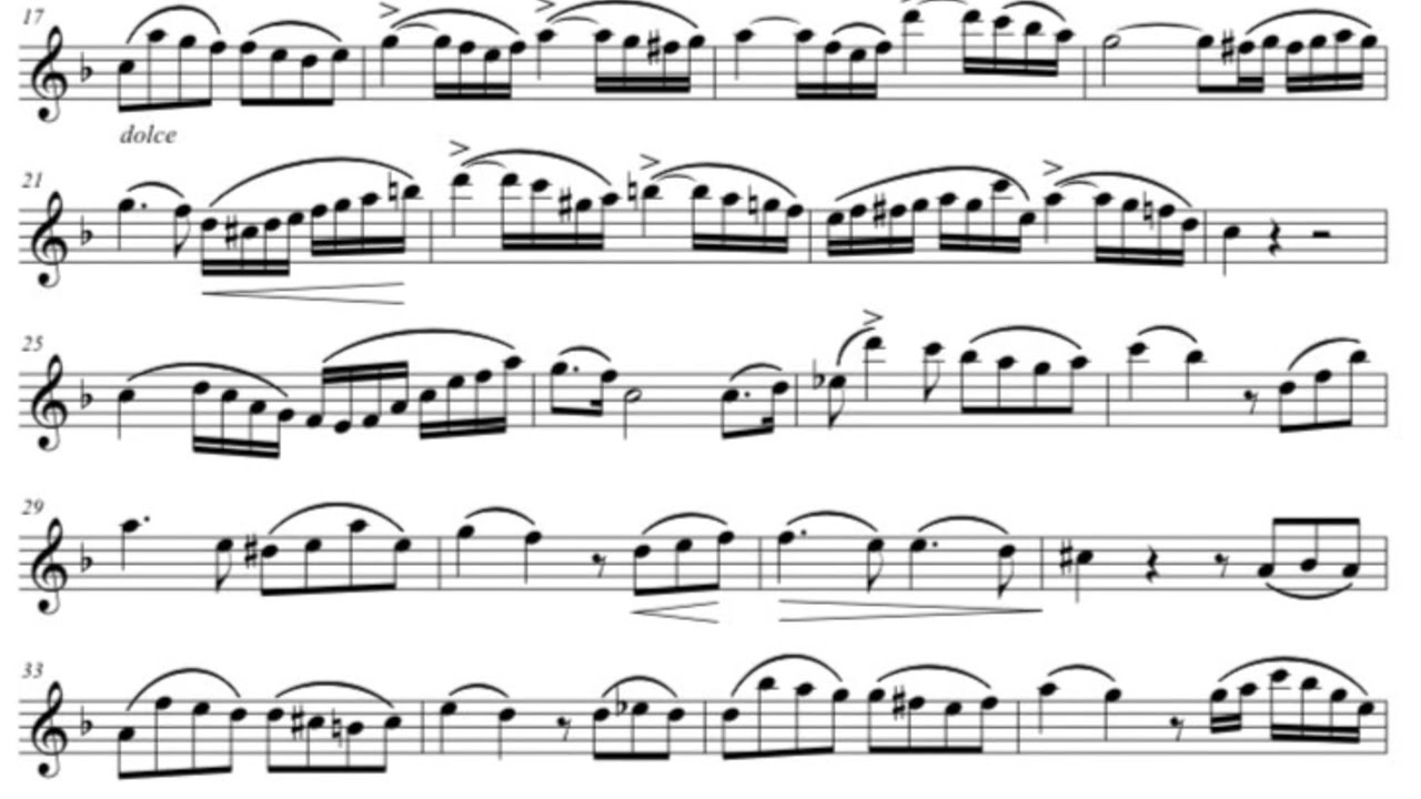 NC all district 11-12 saxophone solo, 2024-2025, Concertino for Saxophone, op. 78 by Singelee