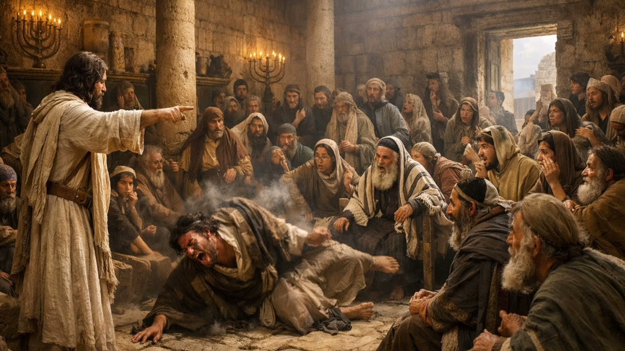 Jezus rozkazuje złym duchom... one słuchają  Ta scena z Ewangelii Marka wstrząsa do dziś 13.01, 2026