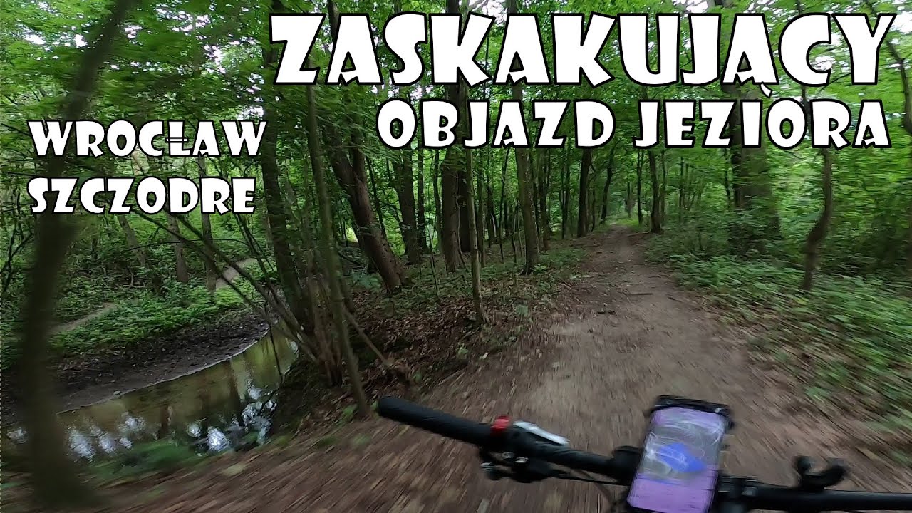 Zaskakujący objazd jeziora rowerem, Wrocław - Szczodre, szukanie drogi za miastem