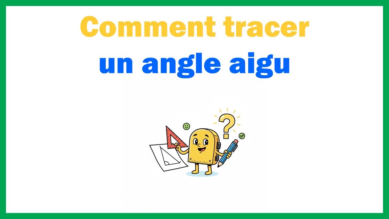 How to draw an acute angle
