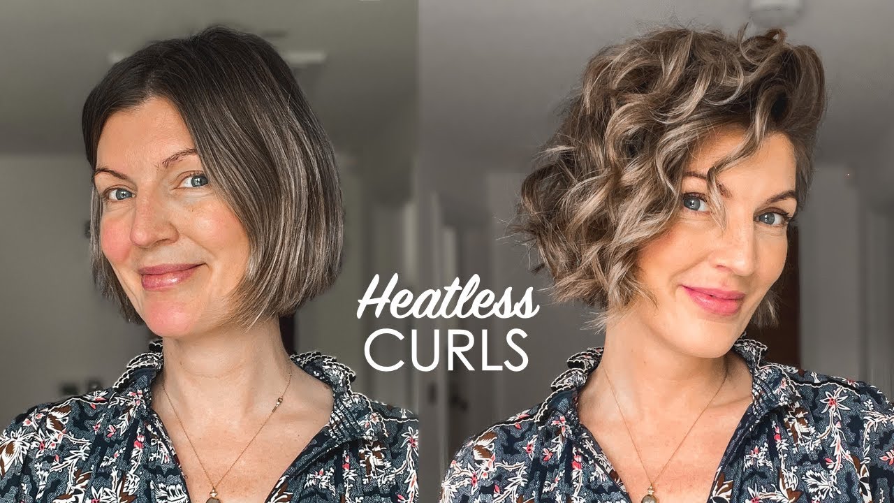 Локоны без нагревания для коротких волос | Шона Скотт