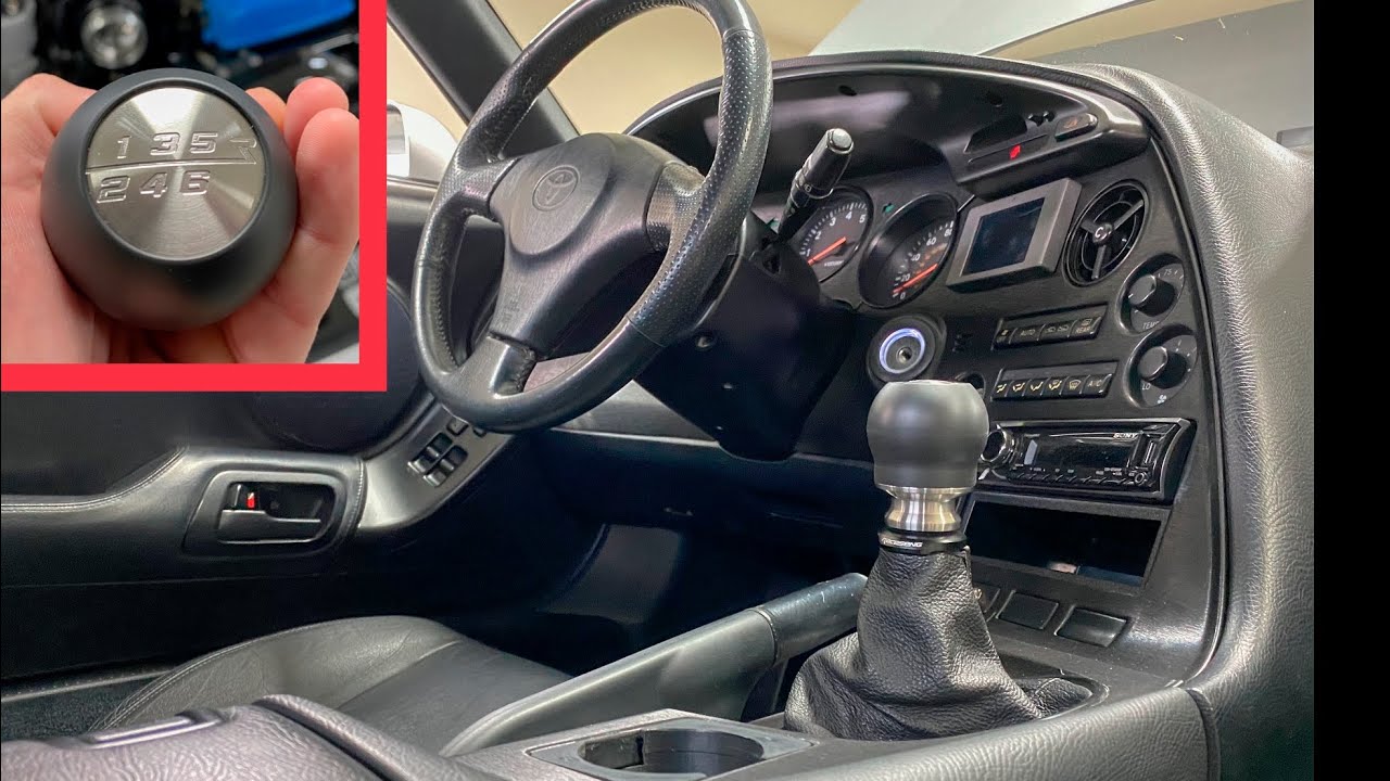 Custom RACESENG Shift Knob for The Supra!