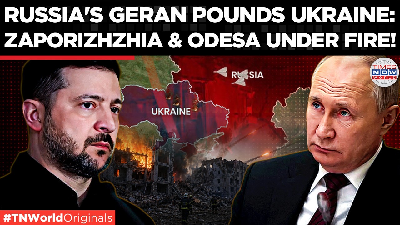 Russia Launches Massive Overnight Ukraine Barrage Odesa, Kyiv, Chuhuiv & Zaporizhzhia Under Fire!