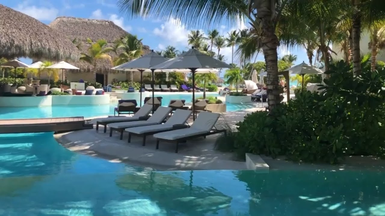 Secrets Cap Cana Resort Room Tour Preferred Club Bungalow Swim Out Ocean View Suite 2019-Room # 5001