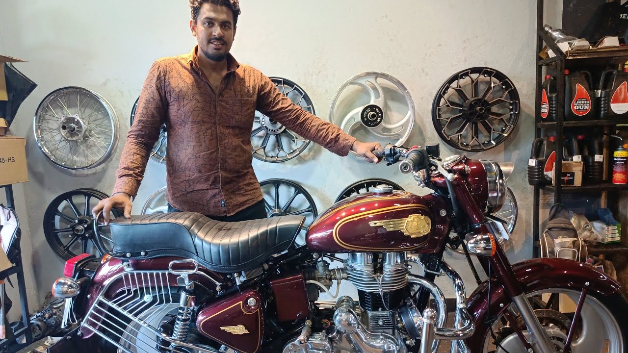 Royal Enfield 1986 model Full Restoration 🔥 HMS BULLET MAKER IN TRICHY