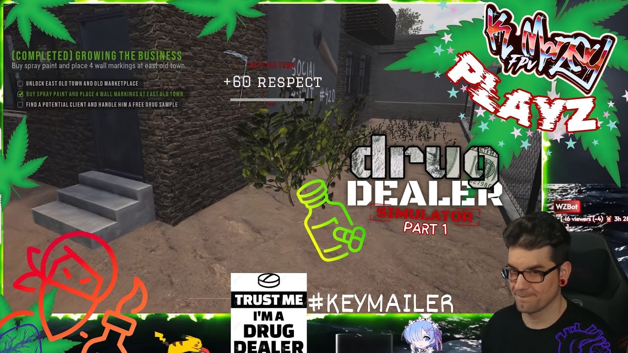 Drug Dealer Simulator | PART 1 | IS This GAME better than SCEDULE 1 | #keymailer
