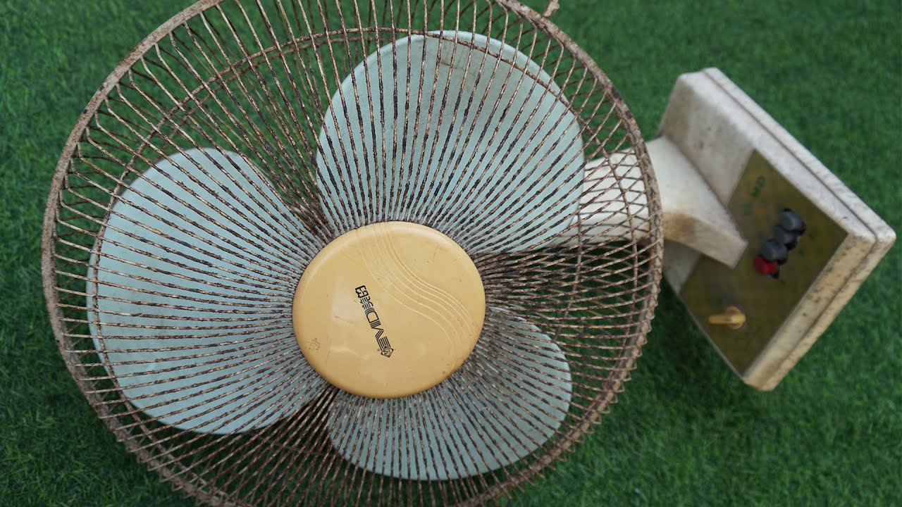 Restoration table fan old and rusty FAN MD CHINA - restoration fan for the elderly  FREE