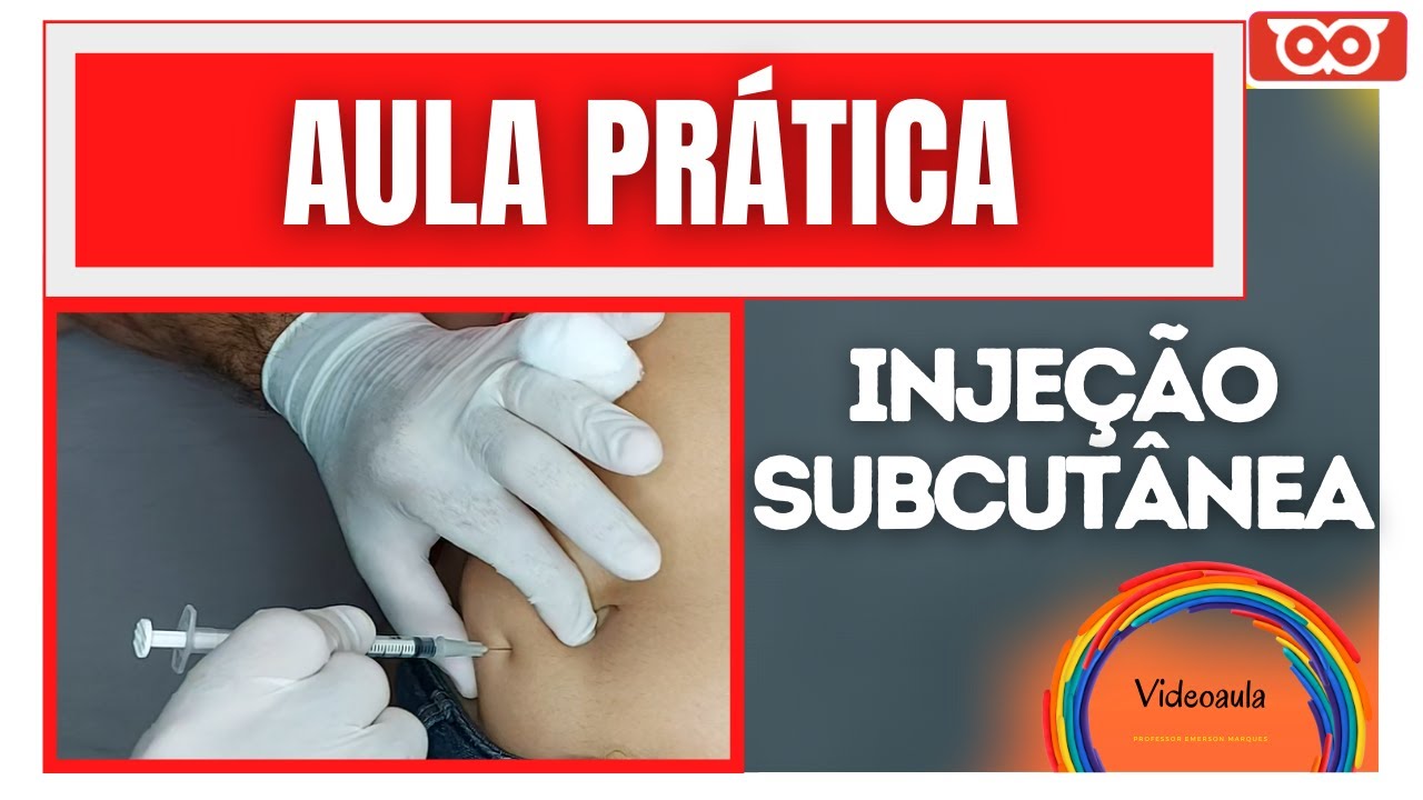 INJEÇÃO SUBCUTÂNEA - AULA PRÁTICA