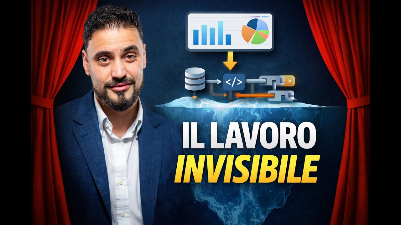 L’80% del lavoro sui dati non si vede (prima della dashboard)
