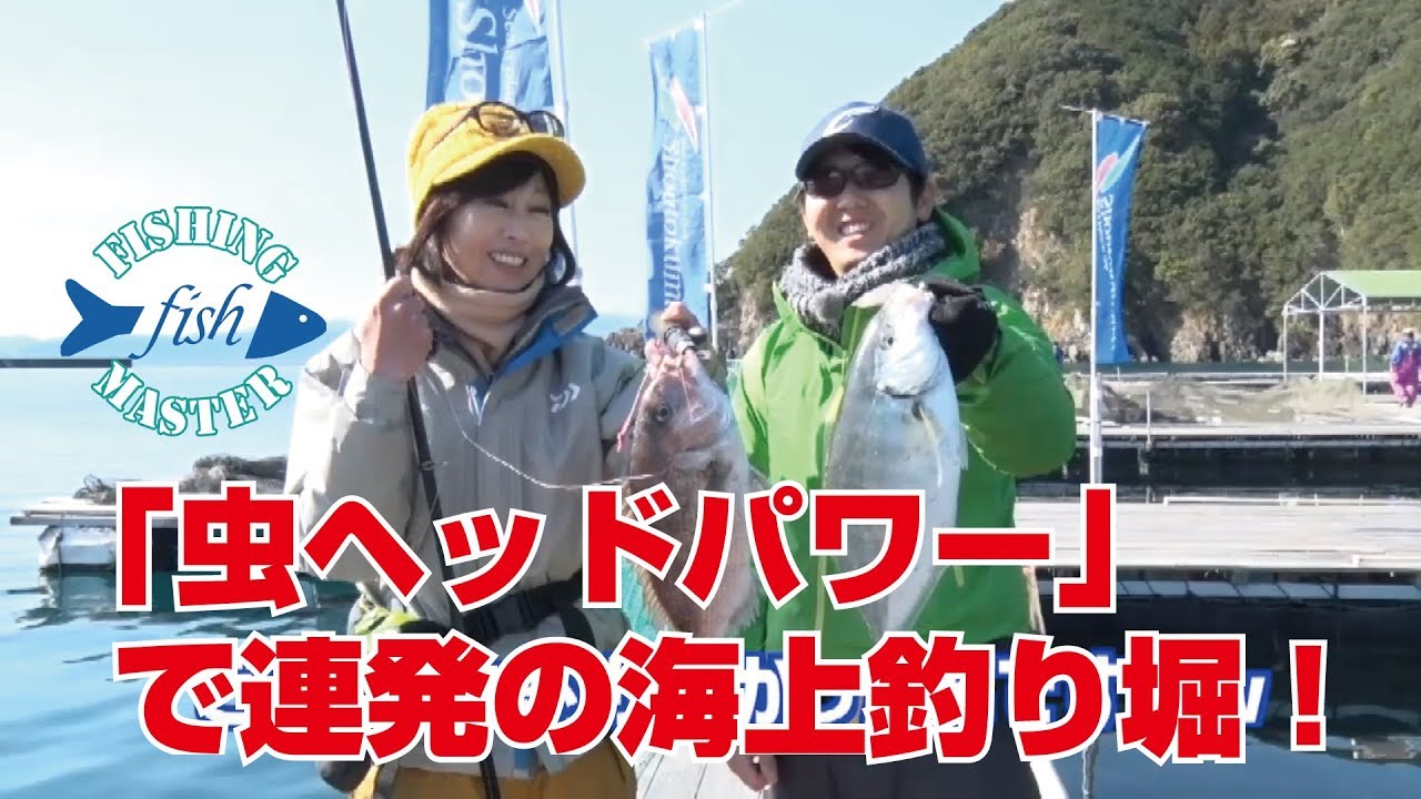 虫ヘッドパワーで連発の海上釣り堀！【フィッシングマスター】