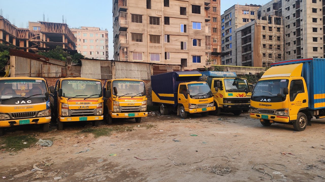 JAC ১২ ফিট খোলা, কাভার ভ্যান গাড়ি সাথে TATA 407 কাভার ভ্যান গাড়ি বিক্রি হবে | 01961819035