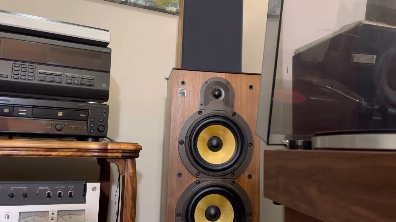 1977 PIONEER SA-6500 II , PL-10 Turntable , B&W DM3000 audition