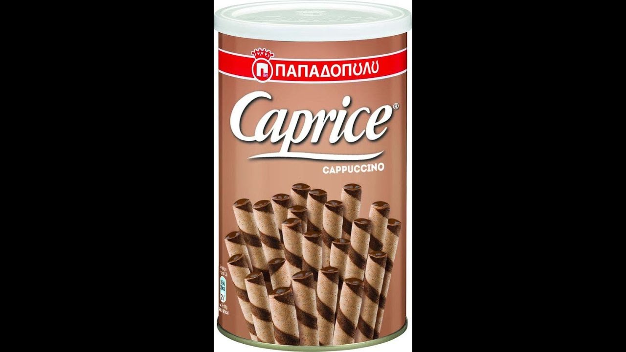 caprice вафельные трубочки c кремом капучино обзор\caprice cappuccino cream wafer rolls review