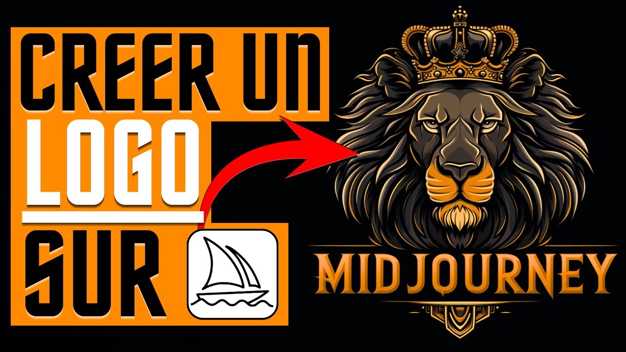 Créer un LOGO avec Midjourney en 5 minutes (prompt facile)