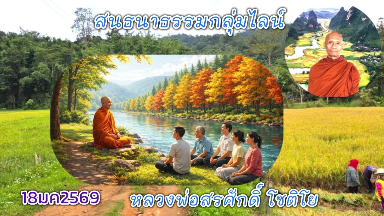 สนธนาธรรมกลุ่มไลน์ 18มค2569 หลวงพ่อสรศักดิ์    โชติโย