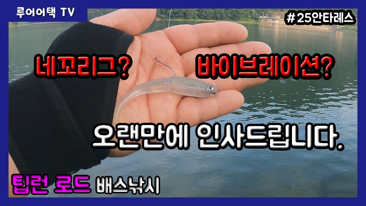 [루어어택TV]- 네꼬리그? 바이브레이션? 오랜만에 인사드립니다. 팁런 로드 배스낚시ㅋ