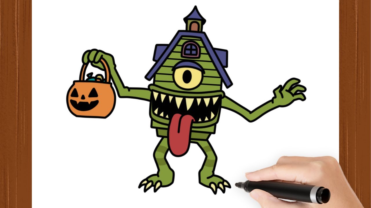 How To Draw LA CASA BOO I BRAINROT I Easy