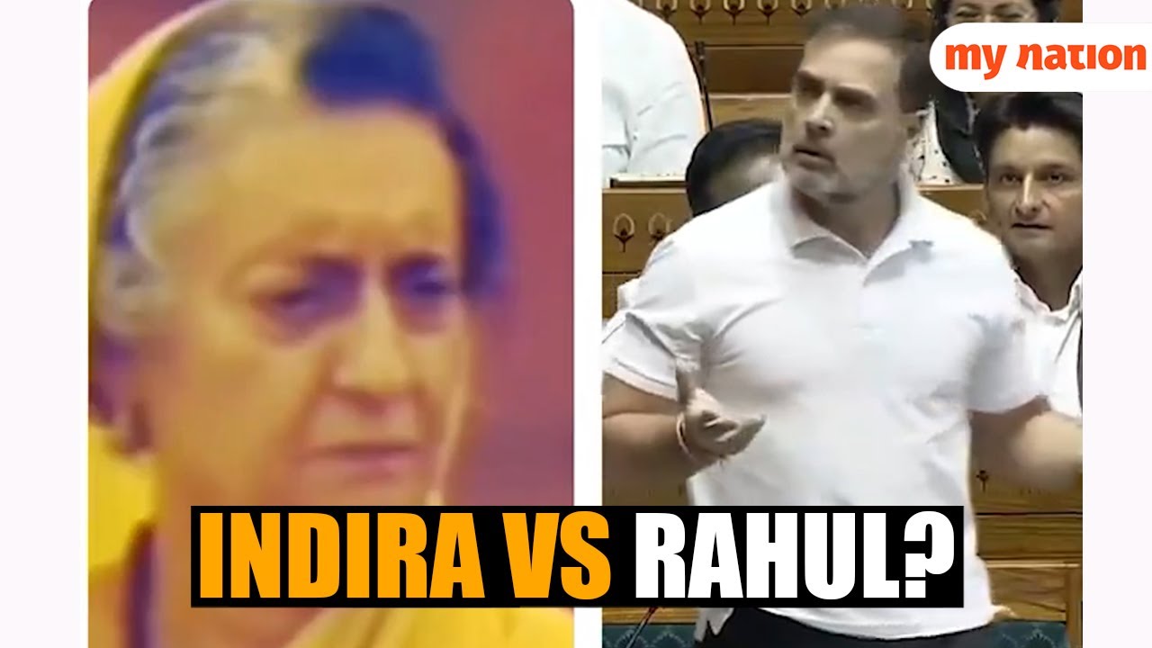 BJP Compares Indira Gandhi and Rahul Amid Anurag Thakur's 'Caste' Remark Controversy