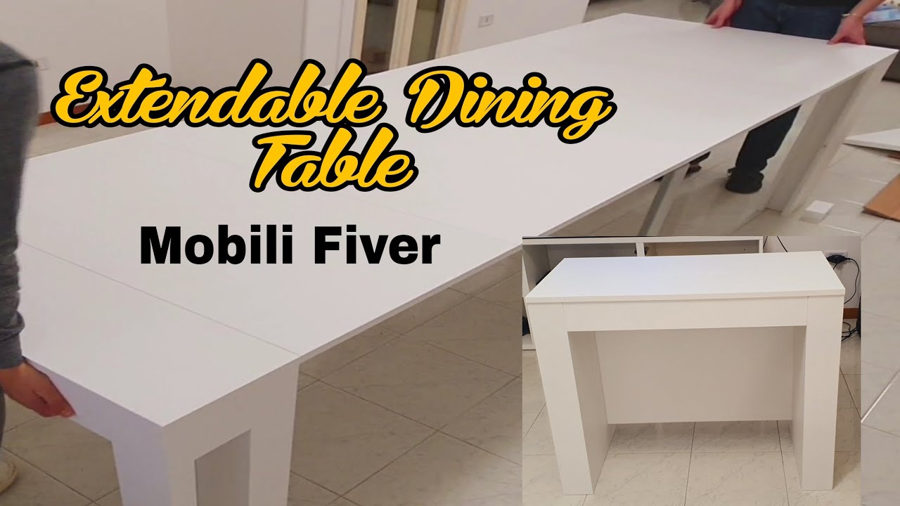 Extendable Dining Table || Consolle || Tavolo allungabile #mobilifiver #diningtable #extendabletable