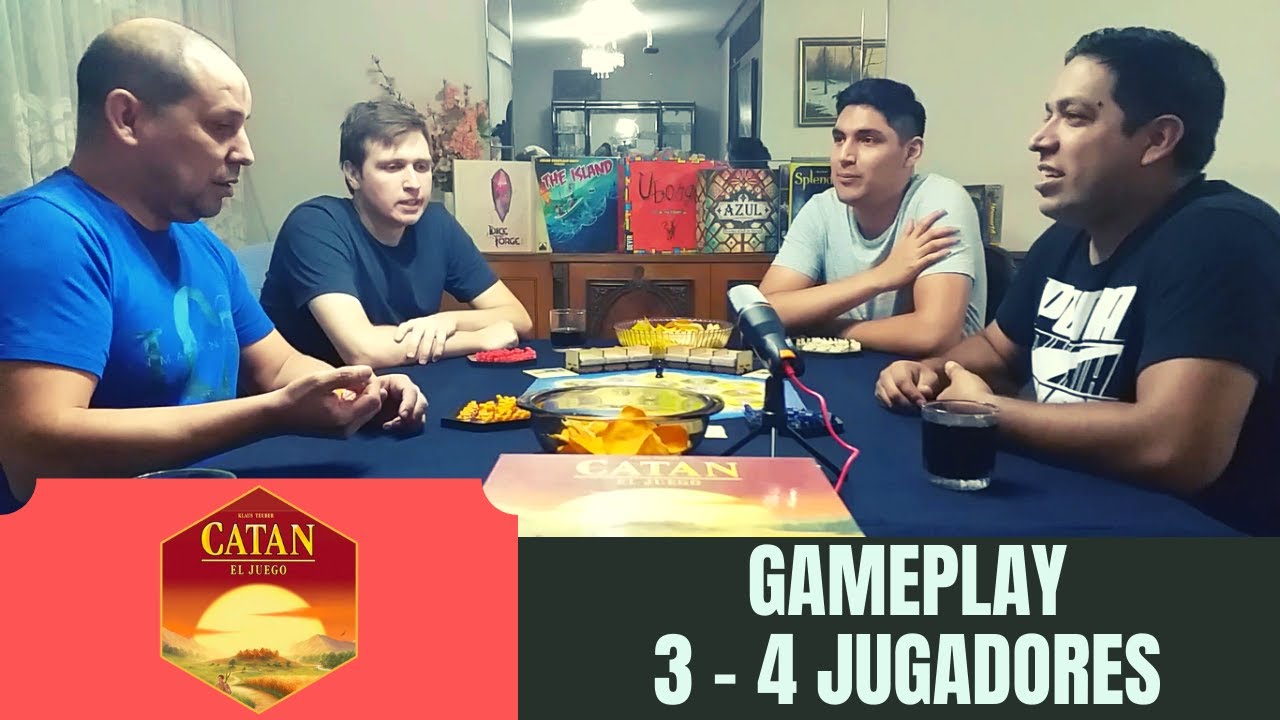 Catan Gameplay a 4 jugadores / LCT Games