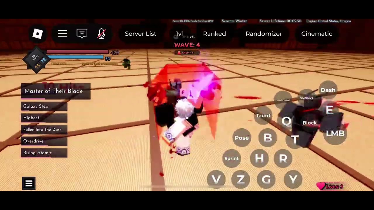 Fighting Kokushibo Solo in Sakura Stand