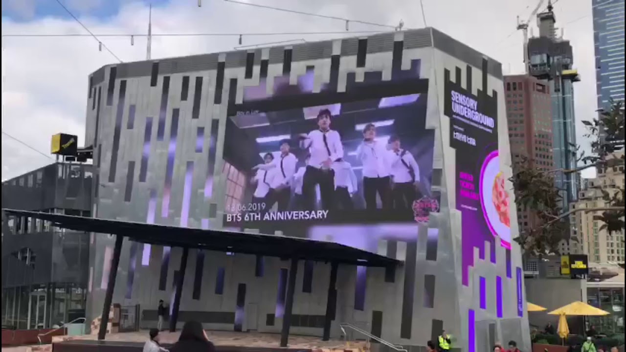 BTS 6th Anniversary Billboard Project @ Fed Square ( Melbourne, Australia)